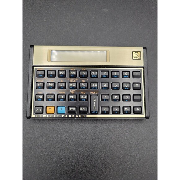 Vintage Hewlett Packard HP 12C Financial Calculator with Original Case Sleeve - Picture 1 of 8
